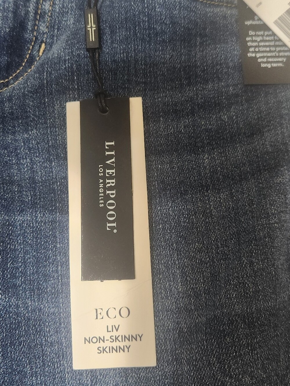 NWT Liverpool Liv Non-Skinny Skinny Jeans Eco Denim Size 0 / 25 - Picture 5 of 8